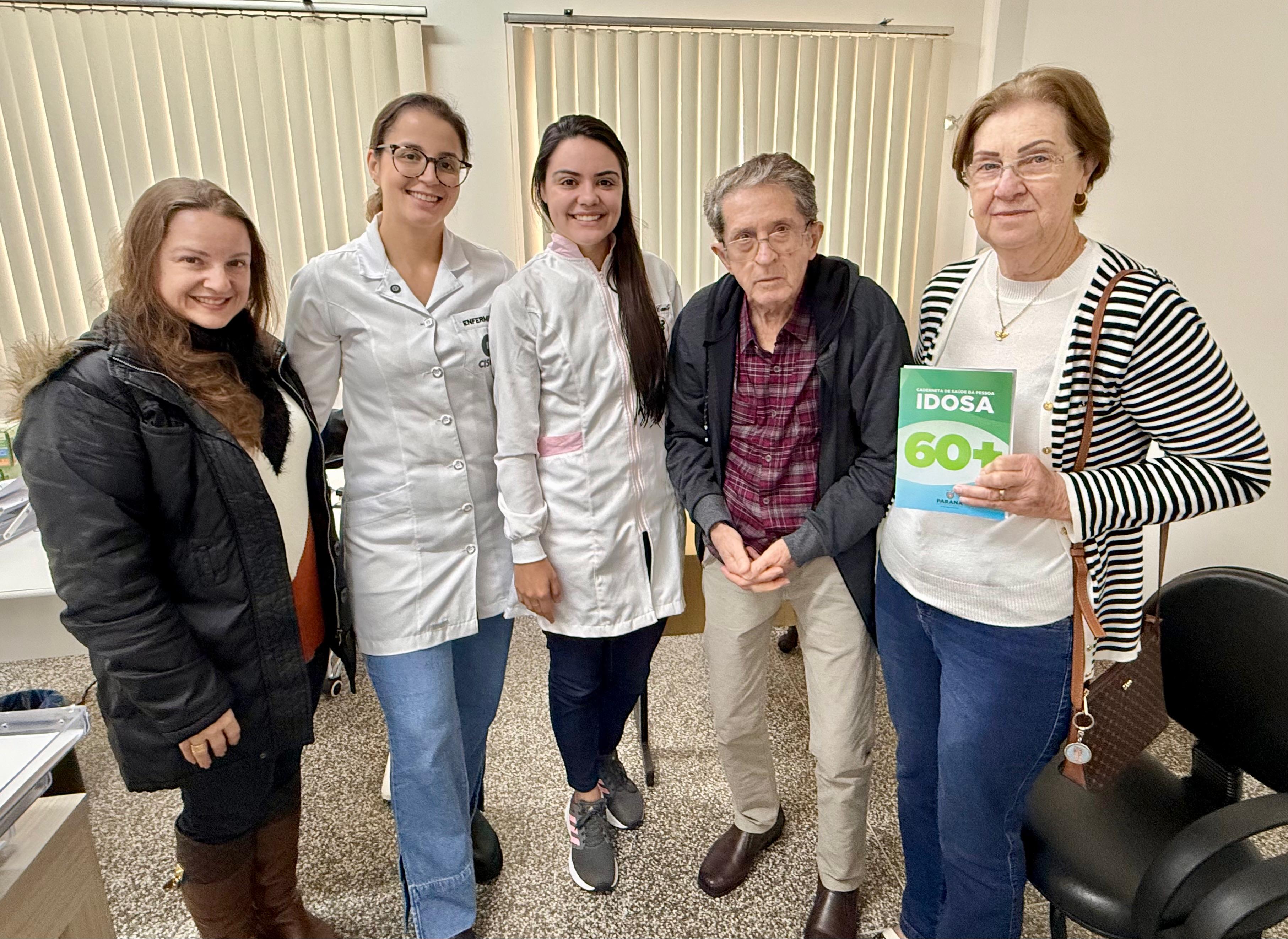 CISOP inicia entrega da Caderneta de Saúde 60+ em Cascavel